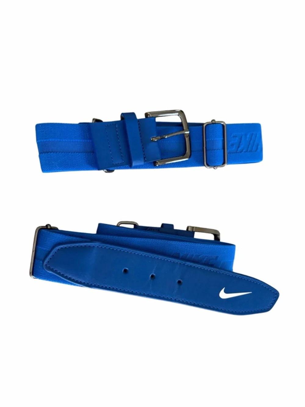 2 Nike Youth Blue Baseball Belt